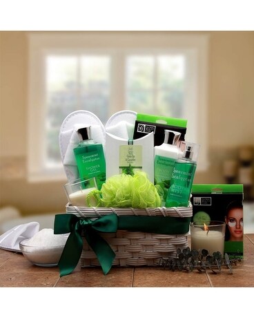 Euchalyptus Basket Gift Basket