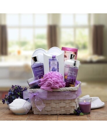 Lavender Basket Gift Basket