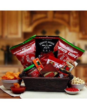 Hot & Spicy Sriracha Gift Basket