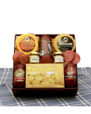 Hearty Favorites Meat & Cheese Sampler Gift Basket