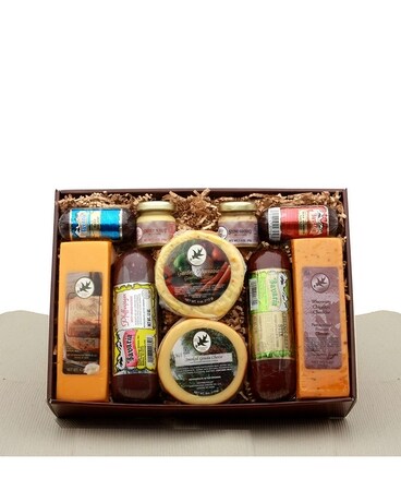 Deluxe Meat & Cheese Assortment Gift Set Gift Basket