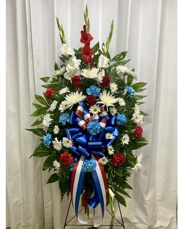 Patriot Spray By RFS Funeral Arrangement
