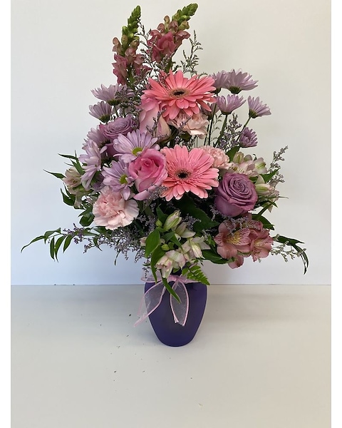 Lovely in lavender by RFS in San Antonio TX - Robert's Flower Shop