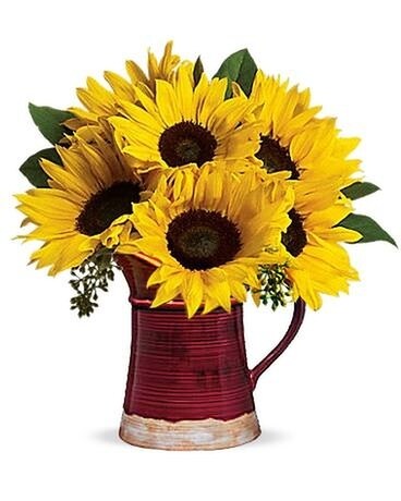 Thankful for Sunflowers Flower Arrangement