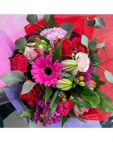 Magnolias custom handtied bouquet Flower Arrangement