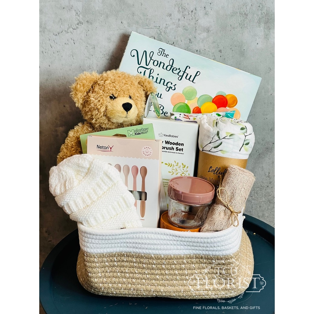 Baby things deals basket