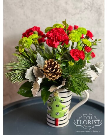 Whoville Holiday Flower Arrangement