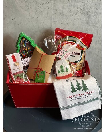 Santa Snacks Gift Basket