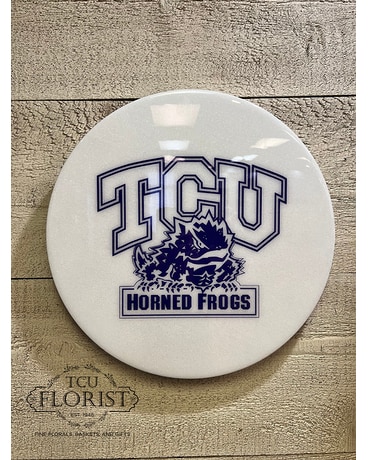 Round TCU Wall Plaque Gifts