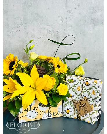 Cute As A Bee Flowers & Gift Flower Arrangement