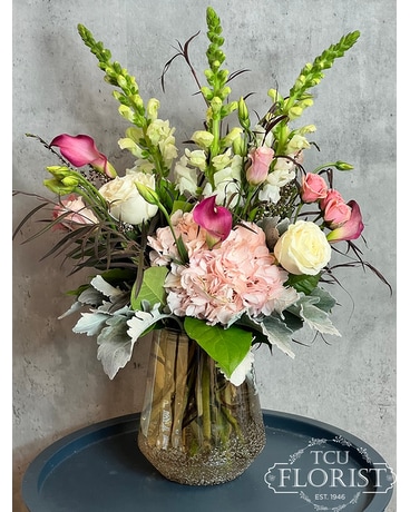 Amber Luster Flower Arrangement