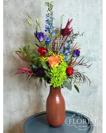 Fall Fashion Flower Arrangement
