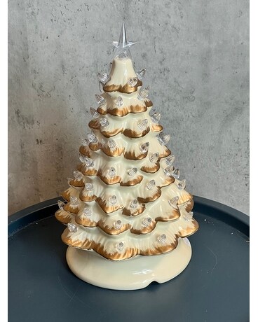 Vintage Christmas Tree in Cream Gifts