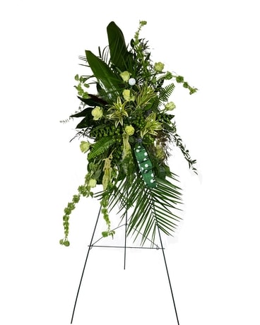 Through the Green Flower Arrangement