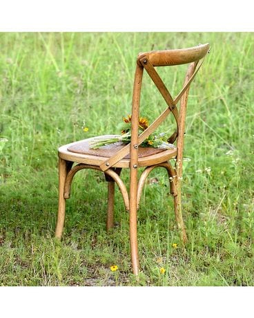 Wooden Cross Back Chair $253.99 Gifts