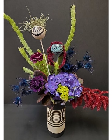 Nightmare Before Christmas Flower Arrangement