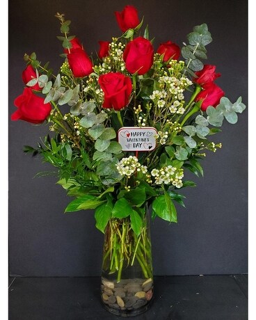 Valentine Dozen Flower Arrangement