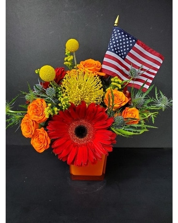 Firecracker Flower Arrangement
