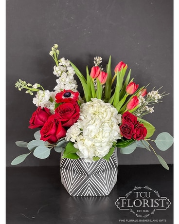 Red Haute Flower Arrangement