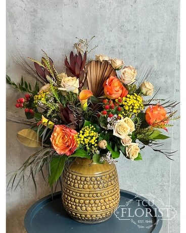 Happy Fall Y'all Flower Arrangement