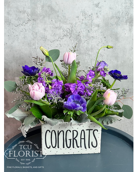 ConGRADulations Flower Arrangement