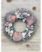 Wreath size,  inches height and  inches wide.