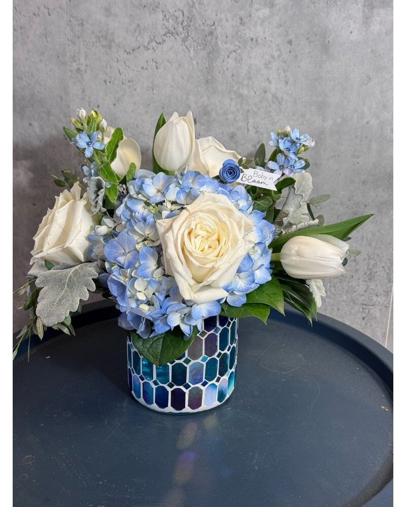 Baby In Bloom (Boy) in Fort Worth TX - TCU Florist & Flower Delivery