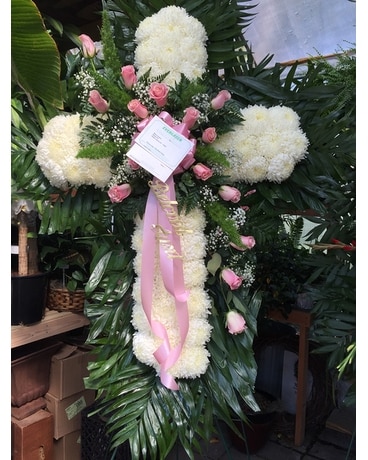 Cross Flower Arrangement