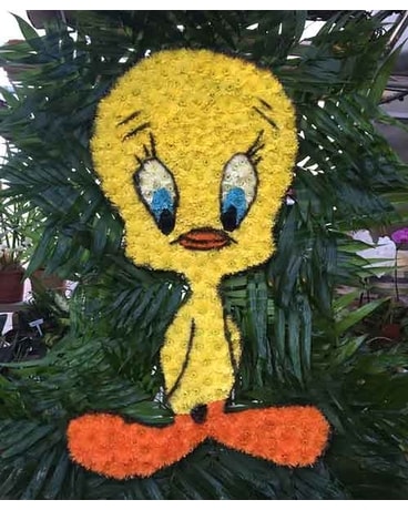 Tweety Bird Flower Arrangement