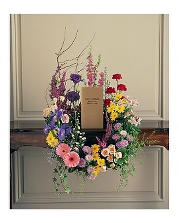 Cremation Urn Wreath Flower Arrangement