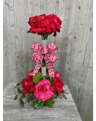 Tower of Love Flower Arrangement