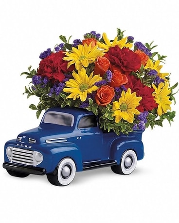 48 Ford Pickup Arrangement Flower Arrangement