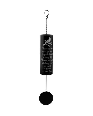 Cardinal Grace Wind Chime Flower Arrangement