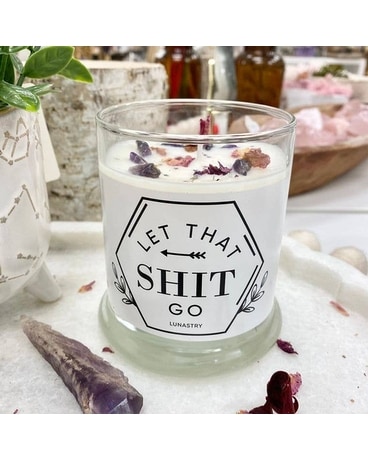 Let that Sh!t Go Candle Jar Candle