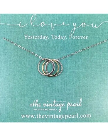 I Love You Yesterday Today by Vintage Pearl Gifts