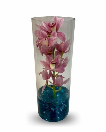 Cymbidium Orchid Vase Flower Arrangement