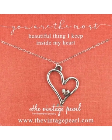 The Most Beautiful Thing Necklace Flower Arrangement