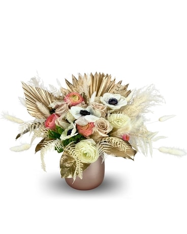 Boho Blush Flower Arrangement