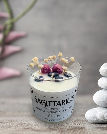 Sagittarius Candle Jar Candle