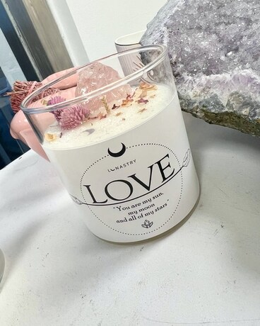 Crystal Love Candle Jar Candle