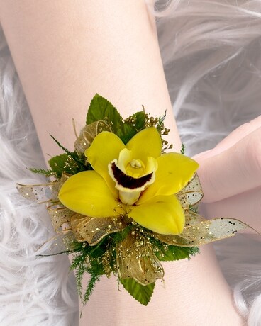 Single Mini Cymbidium Corsage Corsage