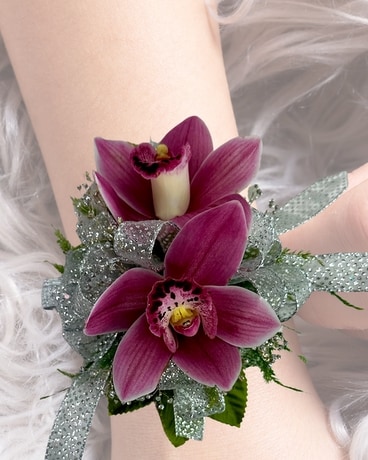 Double Mini Cymbidium Corsage Corsage