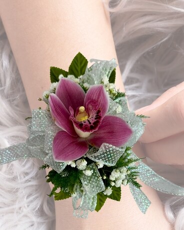 Single Mini Cymbidium Corsage Corsage
