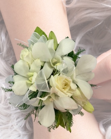 Dendrobium Orchid & Rose Corsage Corsage