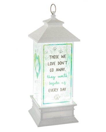 Pet Bereavement Lantern - Those We Love Flower Arrangement