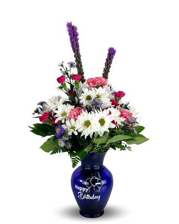 Happy Birthday Flower Arrangement