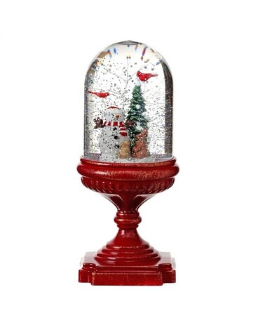 Snowman Pedestal Water Globe Gifts