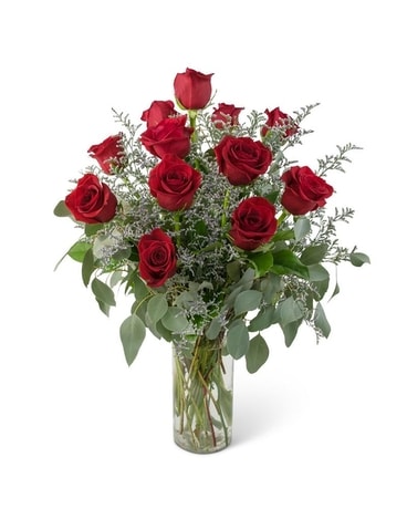 Elegance and Grace Roses Flower Arrangement