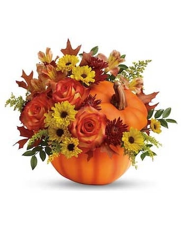 Pumpkin Spice Flower Arrangement