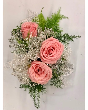 Petite Corsage - Pink Sweethearts Corsage